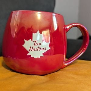 Tim Horton's Red Iridescent Mug